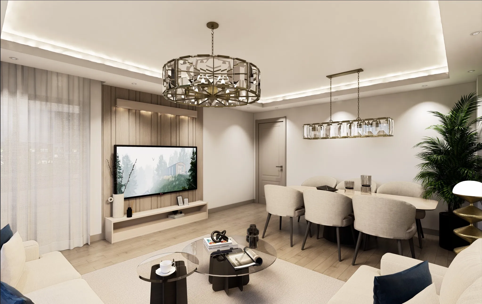 Millet Modern Gece Görünümü