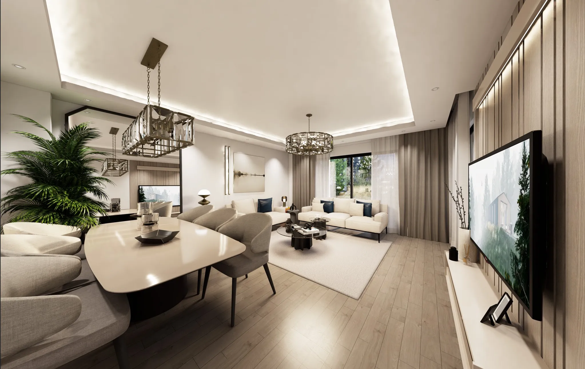 Millet Modern Gece Görünümü
