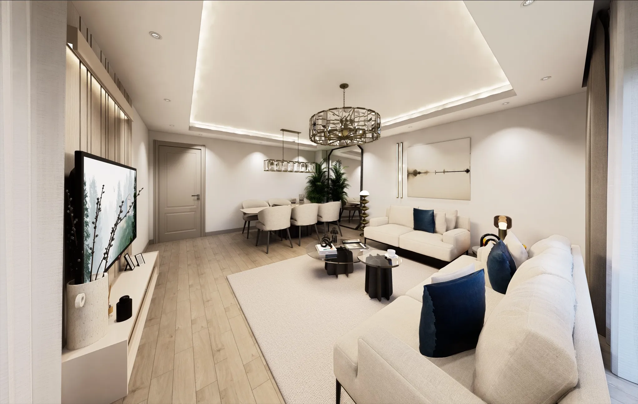 Millet Modern Gece Görünümü